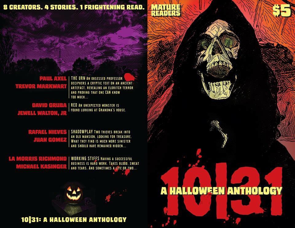GrubbMaster's tweet photo. Join me and other talented creators for the release of 10|31: A Halloween Anthology at @ChimerasComics on 10/28 from 12-3. #1031 #comics https://t.co/6zdPQsAN5y