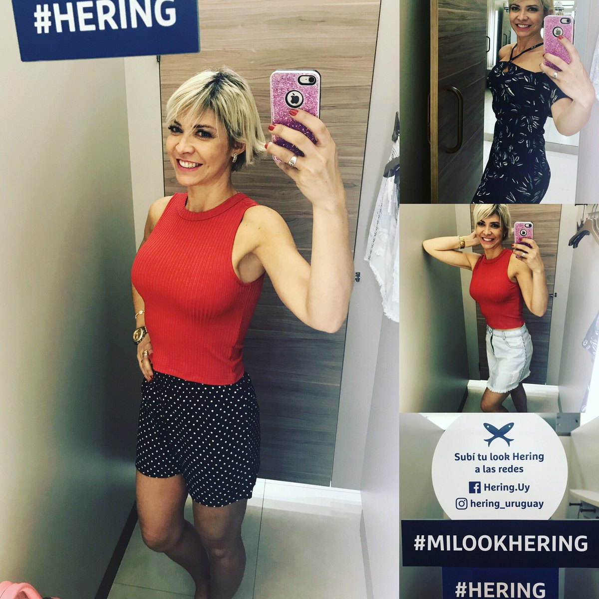 karinavignola's tweet photo. Hola #amigos acá estoy eligiendo #MILOOKHERING #paseo #Familia cuál les gusta más? @Hering_Uruguay #basicamenteeso https://t.co/RXTUHAjHif