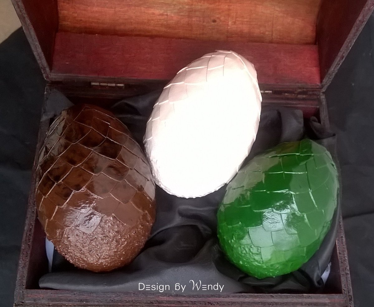 Design_by_Wendy's tweet image. Game of Thrones dragon eggs. Dracarys! etsy.com/DesignByWendyB… #GameofThrones #daenerys #DaenerysTargaryen #motherofdragons #FANTASY