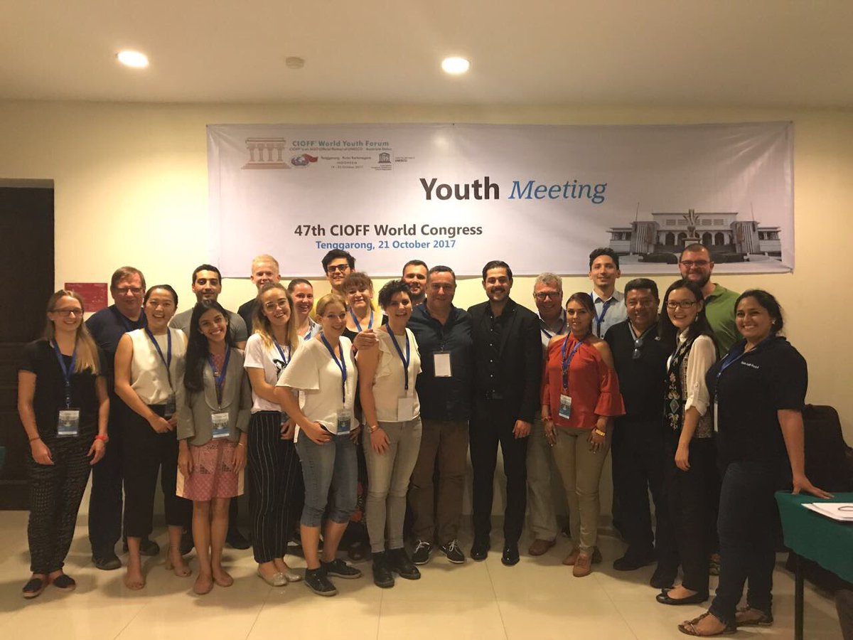 CIOFF_Indonesia's tweet photo. [LIVE REPORT CIOFF® 47th WORLD CONGRESS]

CIOFF® Youth Sector elected!

#CIOFF_Indonesia #CIOFF #47thCIOFFWorldCongress #CIOFFIndonesia https://t.co/orayGQmYye