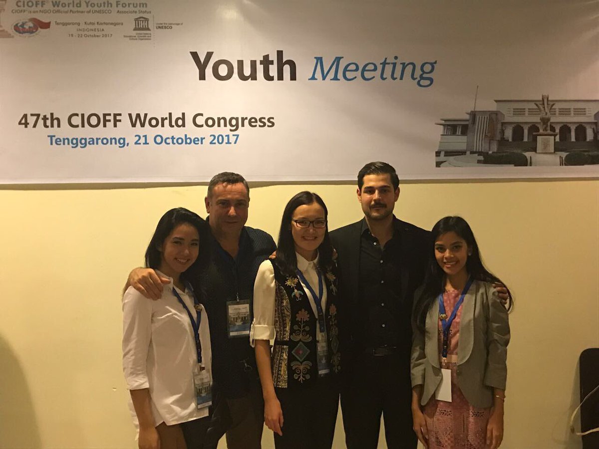 CIOFF_Indonesia's tweet photo. [LIVE REPORT CIOFF® 47th WORLD CONGRESS]

CIOFF® Youth Sector elected!

#CIOFF_Indonesia #CIOFF #47thCIOFFWorldCongress #CIOFFIndonesia https://t.co/orayGQmYye