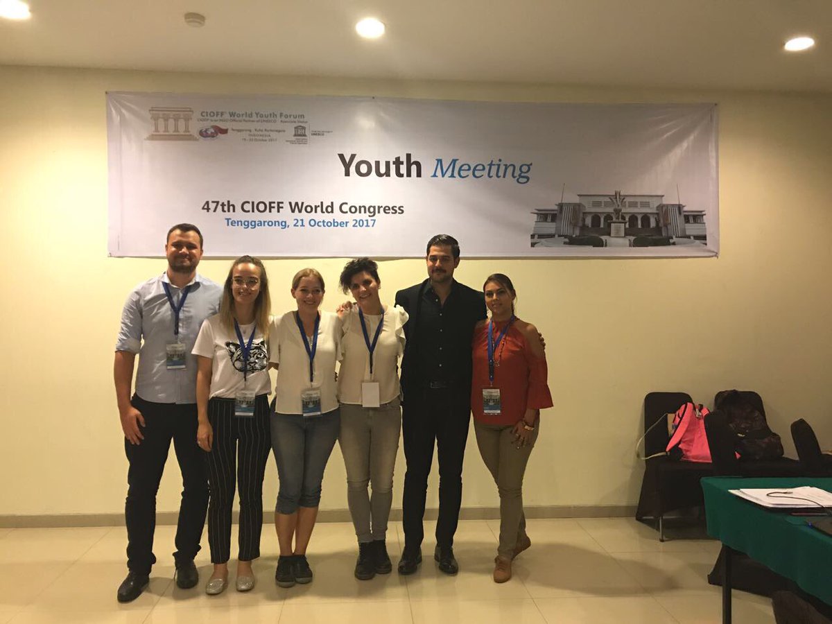 CIOFF_Indonesia's tweet photo. [LIVE REPORT CIOFF® 47th WORLD CONGRESS]

CIOFF® Youth Sector elected!

#CIOFF_Indonesia #CIOFF #47thCIOFFWorldCongress #CIOFFIndonesia https://t.co/orayGQmYye
