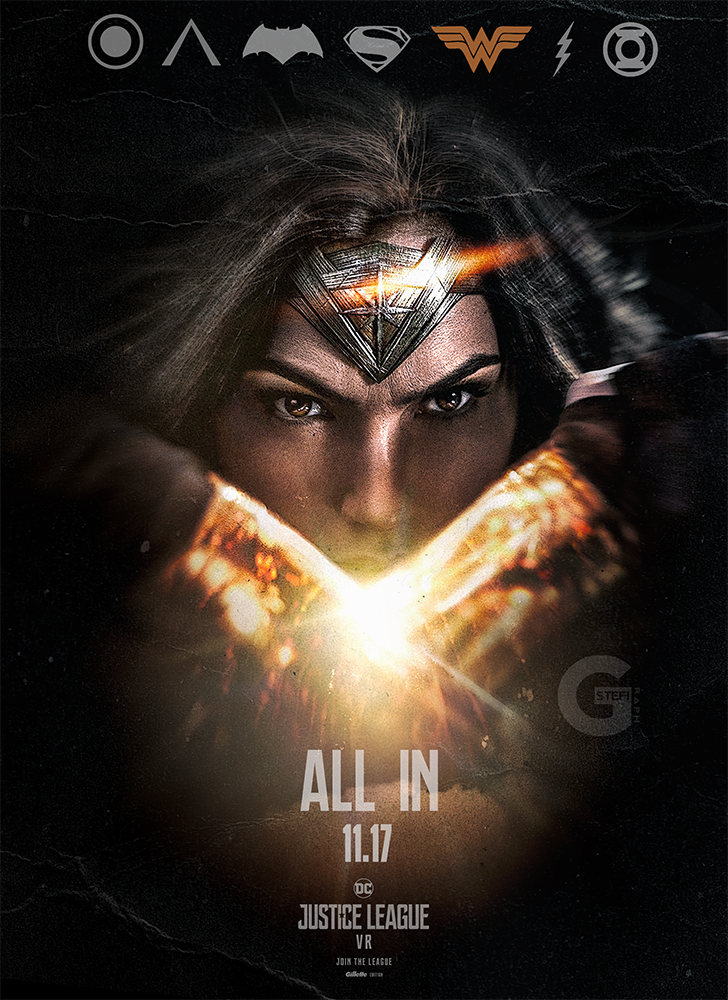 StefiGraph's tweet photo. New artwork with the sublime @GalGadot  who plays #WonderWoman. What do you think ? #JusticeLeague #JusticeLeagueMovie #GalGadot #StefiGraph https://t.co/LU9u6R6xpz