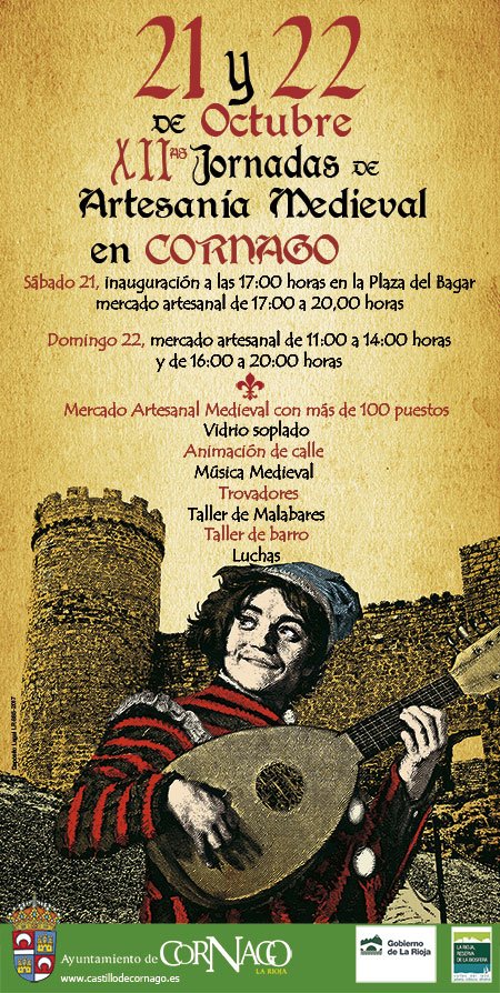 VillaCornago's tweet photo. XII Jornadas de Artesanía Medieval en Cornago, 21 y 22 de octubre 2017 #MercadoCornago https://t.co/9xfd9GyUvo