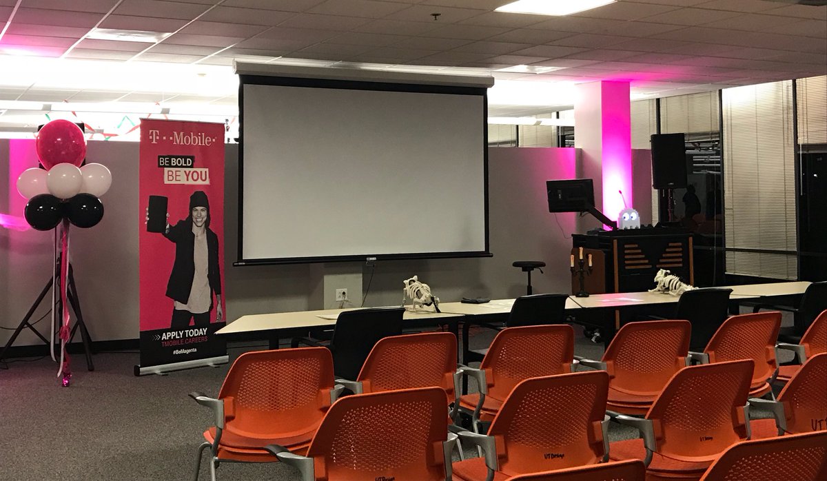 ticombh's tweet photo. Good Morning #UT_Dallas #TMobile is excited for #Hacktober @DennisSmith @HackDFW @pfrncs https://t.co/zC0zQvvVqh