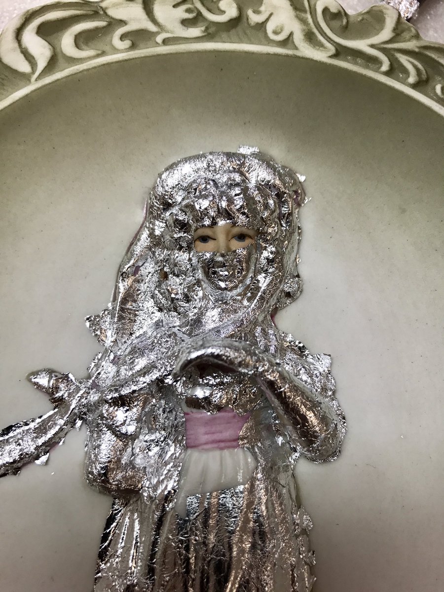 New work in progress "Terror Plot Foiled" for #lindenpostcardshow2017