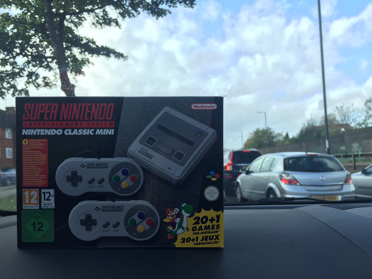 thewonkyagency's tweet photo. Team Wonky have managed to nab an @NintendoUK Classic Mini! Thanks @SmythsToysUK! #snes #SuperNintendoClassicMini #workhardplayhard https://t.co/z3I9XatK2v