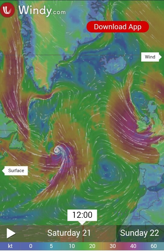 lailai221's tweet photo. Ah give us a fucking break another one behind #StormBrian https://t.co/D7loiQs44V