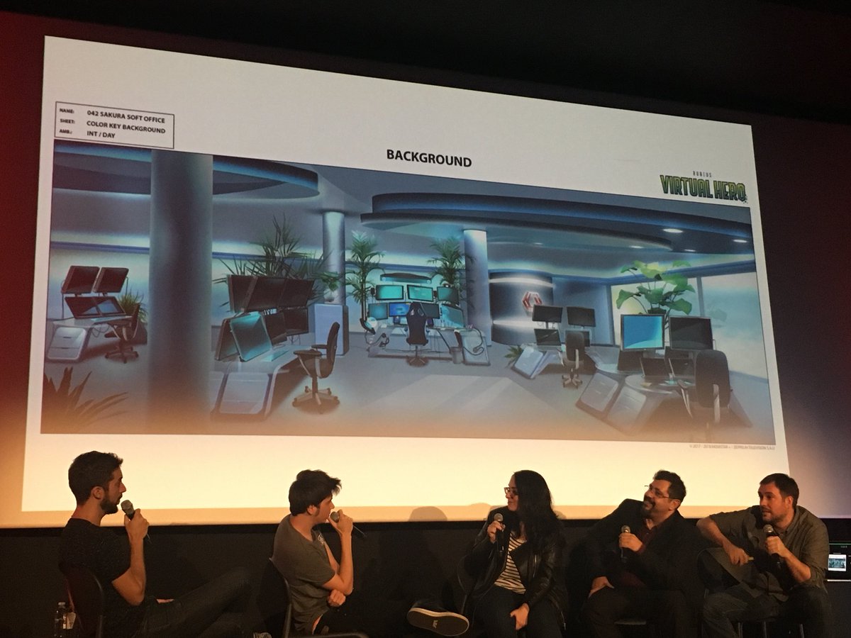 falsocroma's tweet photo. “Intentamos que cada mundo tenga su personalidad” #VirtualHeroLaSerie #SpoilerFest https://t.co/b5gaoSydo9