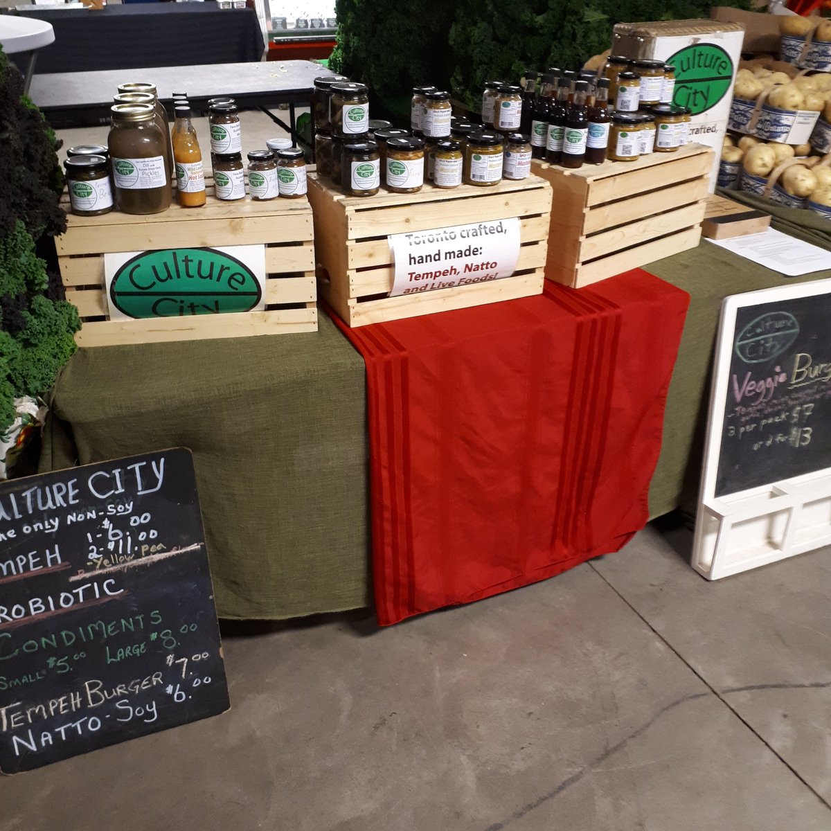 See you today @stlawrencemarket (in the Farmer's Market tent) or <a href="/BrickworksMkt/">BrickWorksMarket </a>. We've got new Leek and Hab hot sauce and some new miso!