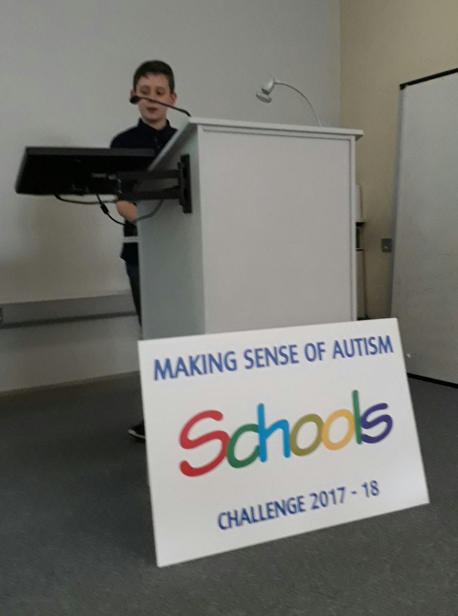 Autism NI's Ryan Laird aged 12 talks about his positive experience of Autism awareness in the classroom #NASENNI #MakingSenseOfAutism