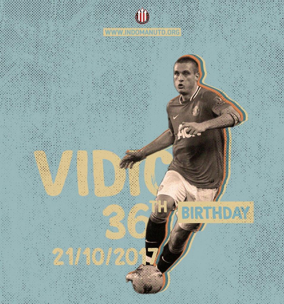 Happy 36th birthday to former player Nemanja Vidic   