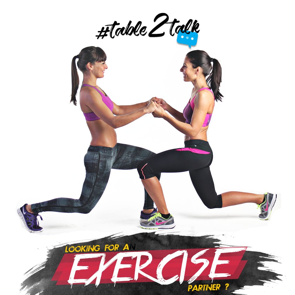table2talk's tweet image. Do you want someone who you can #Exercise with? If so, then #Table2talk will definitely help you in doing that.
bit.ly/2scFj7K