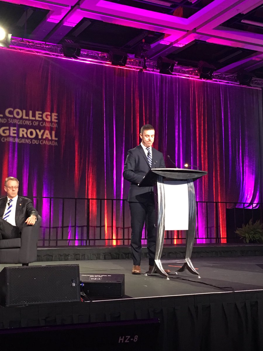 drjfrank's tweet photo. The good doctor @Sherbino opens #ICRE2017 day 3: the #ICREdebate on #leadership #Meded in residency. https://t.co/UwWMQzJOb7