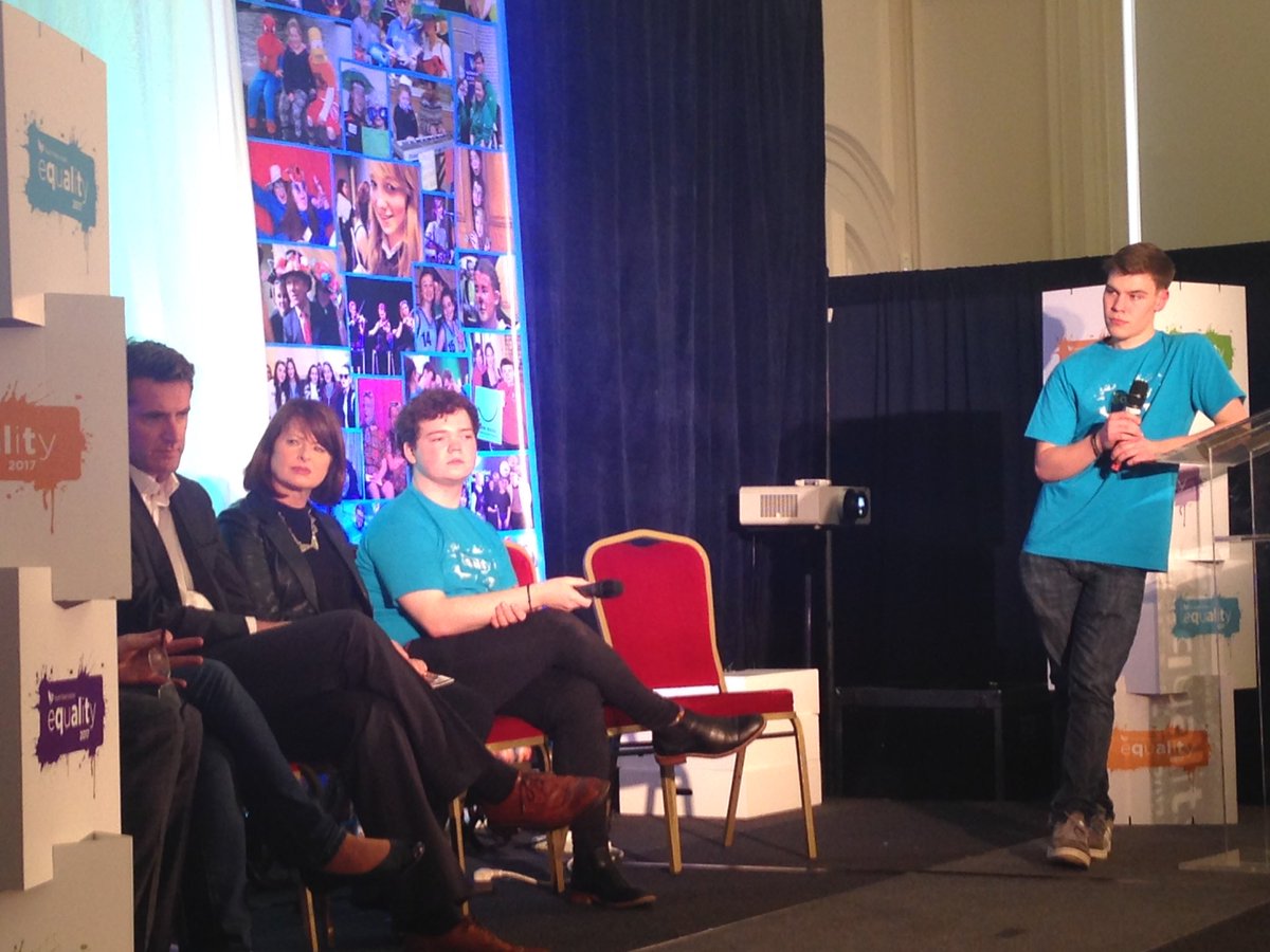 ComhairleNaNog1's tweet photo. Q&amp;A session underway here at @ywirl conferences with @AodhanORiordain @CC_IHREC  &amp; Olive from @DCYAPress #equality2017 https://t.co/leuvPBtK8t