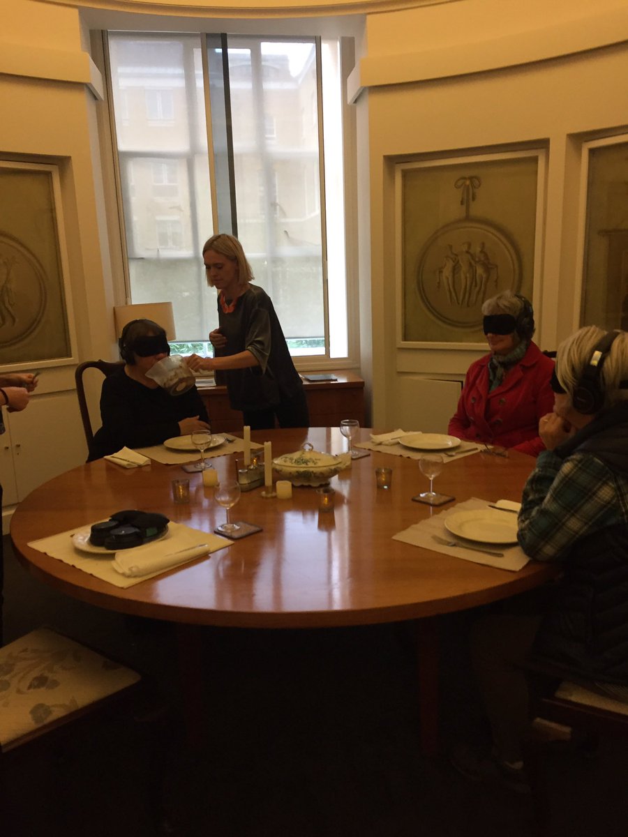 ucllccos's tweet photo. Unique sensory experience with @hellothreegirls in @ucl Whistler Room @UCLArtMuseum https://t.co/soLK4ubuVs