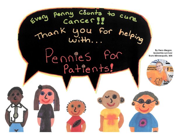 PattonStC's tweet photo. And we begin our 2017 Pennies for Patients fundraiser, raising money to help kids like Megan! Let's show our Panther Spirit! @AHSD25Patton https://t.co/EDdZ15hxAT