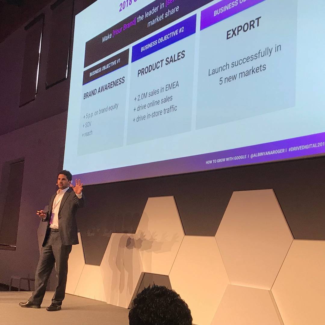 AlbinyanaRoger's tweet photo. Thrilled having discussed strategy with top C-Levels at Google's EMEA Drive Digital Summit in Madrid! #Drivedigital2017 #Google #Insead https://t.co/uovSuNUrFl