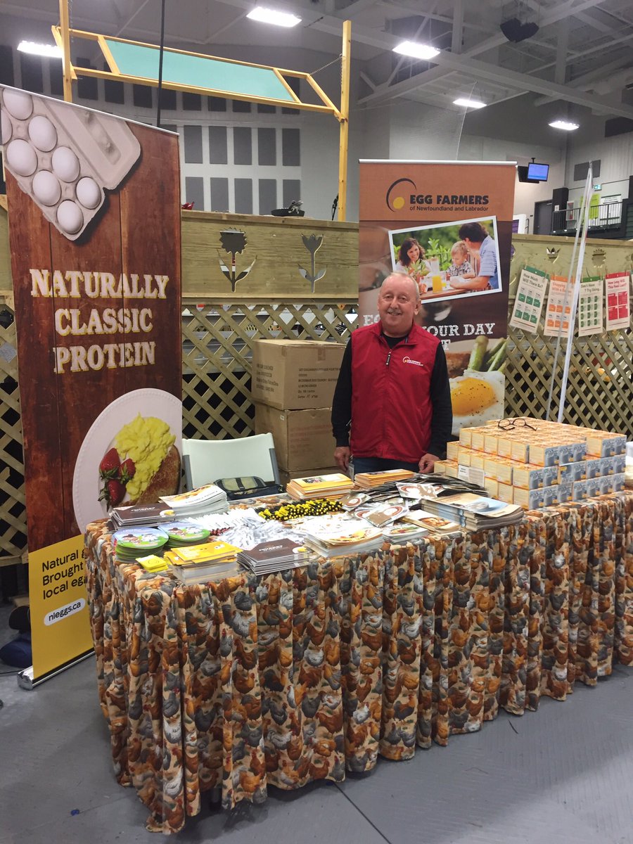 eggfarmersnl's tweet photo. Stop by our booth at the #afgs2017 at the Joe Byrne Arena in Grand Falls. New recipes and as always, the microwavable egg cookers! https://t.co/XqRHpbHP7U