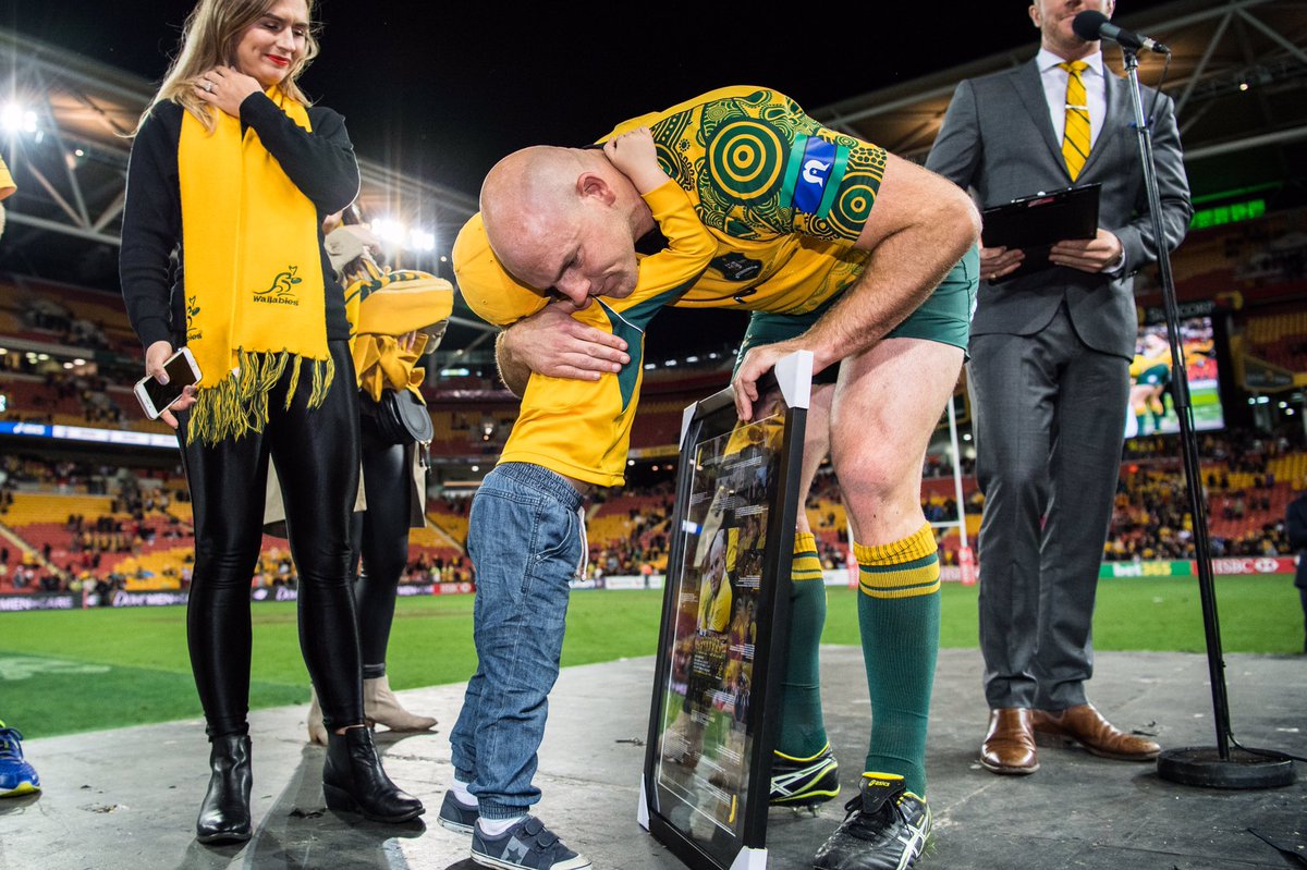 wallabies's tweet photo. Wallaby. Father. Legend. #ThankYouSqueak https://t.co/tS3LKcKOxJ