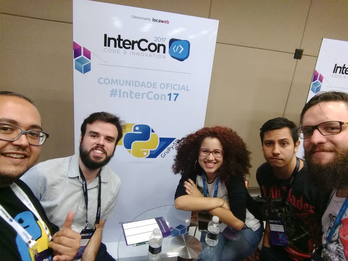 samukasmk's tweet image. #InterCon17 #GrupySP #Python