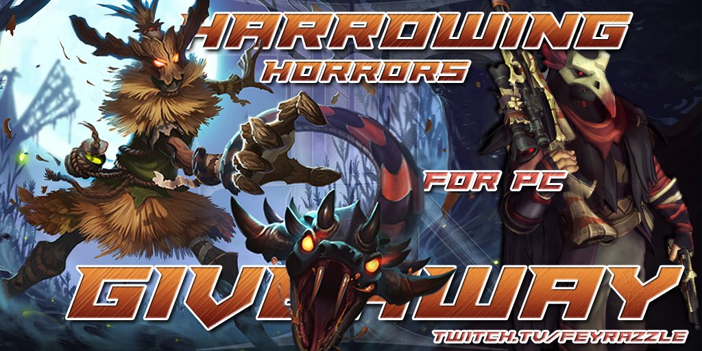 Giving away a Harrowing Horrors Quest (Wicked Damba + Raven Strix) for PC!

Ends on Friday the 27th!

gleam.io/w5V9v/fey-harr…