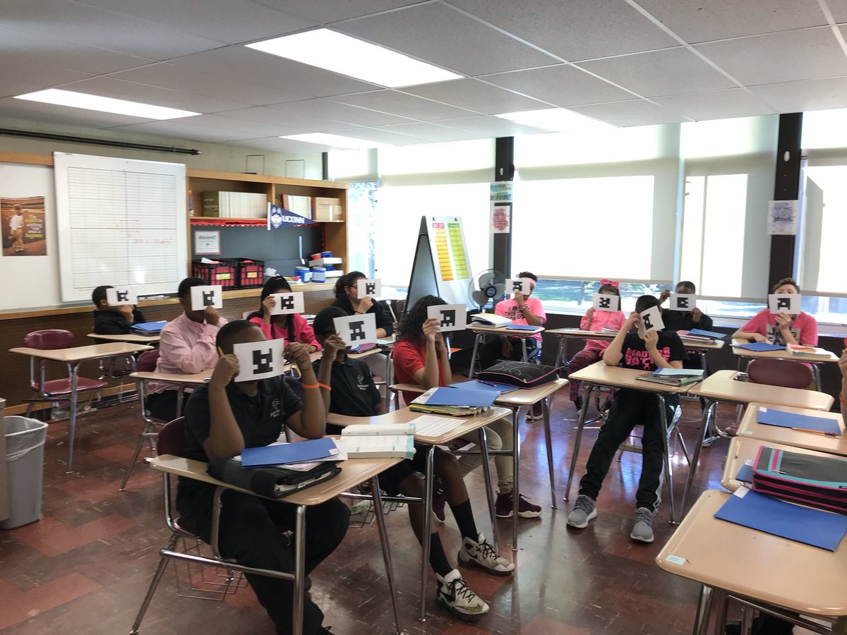 PallanckMath's tweet photo. We tried Plickers for the first time yesterday! Students loved them! And a shout to those in PINK 🎀 https://t.co/URDxDXZOmi