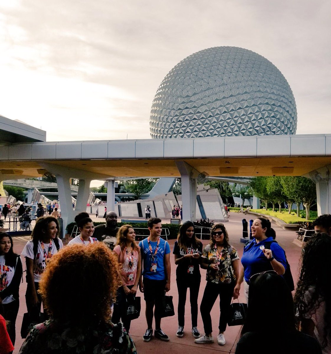 ALPFAOrlando's tweet photo. We start the day with the Disney Youth Education Series at #Epcot #AspireToInspire #alpfa https://t.co/lu5OG3XvT0