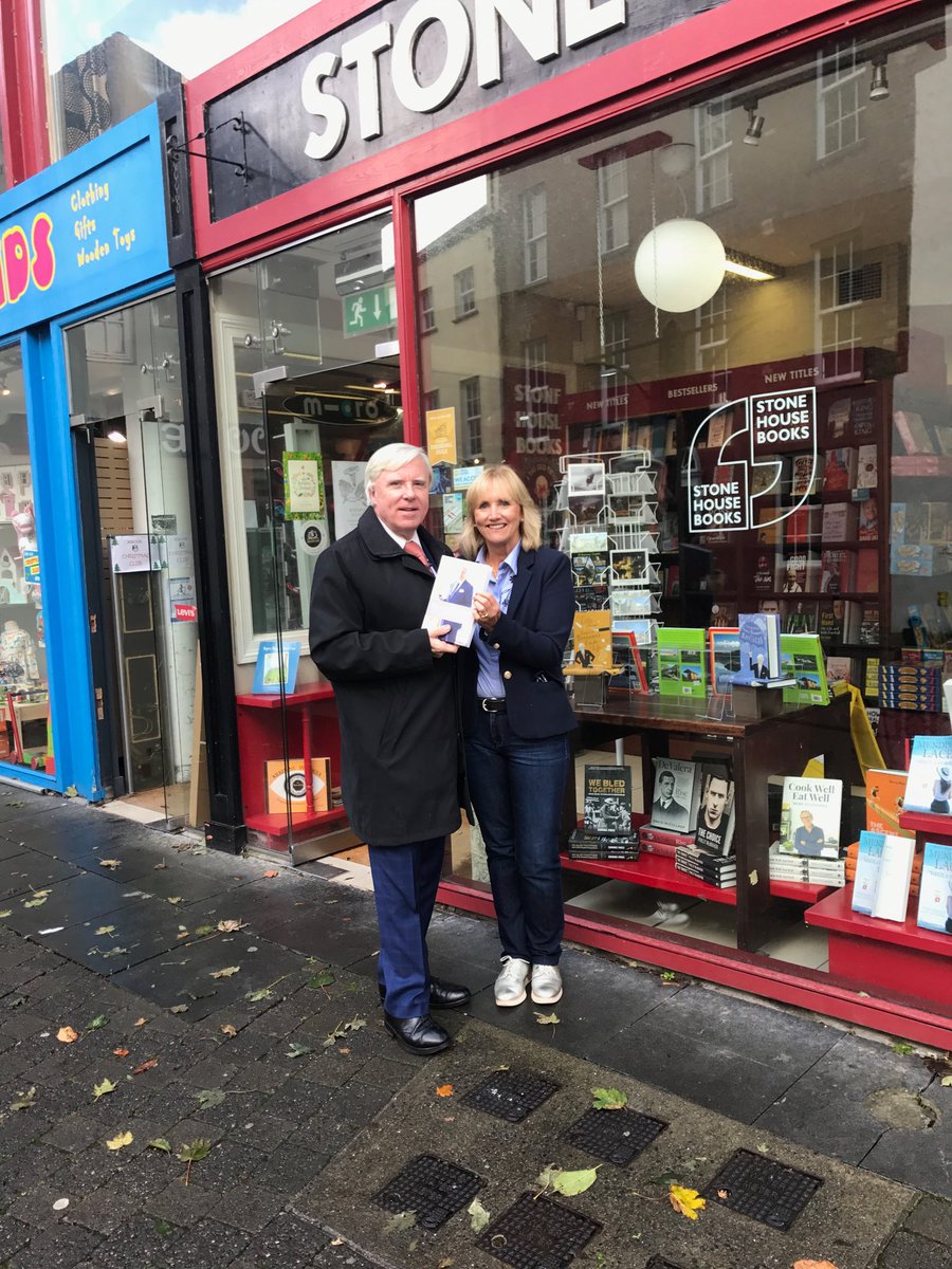 Stonehousebooks's tweet photo. Thanks so much @francisbrennanb @Gill_Books lovely catching up with you again. Signed copies https://t.co/rqzPyATY8q