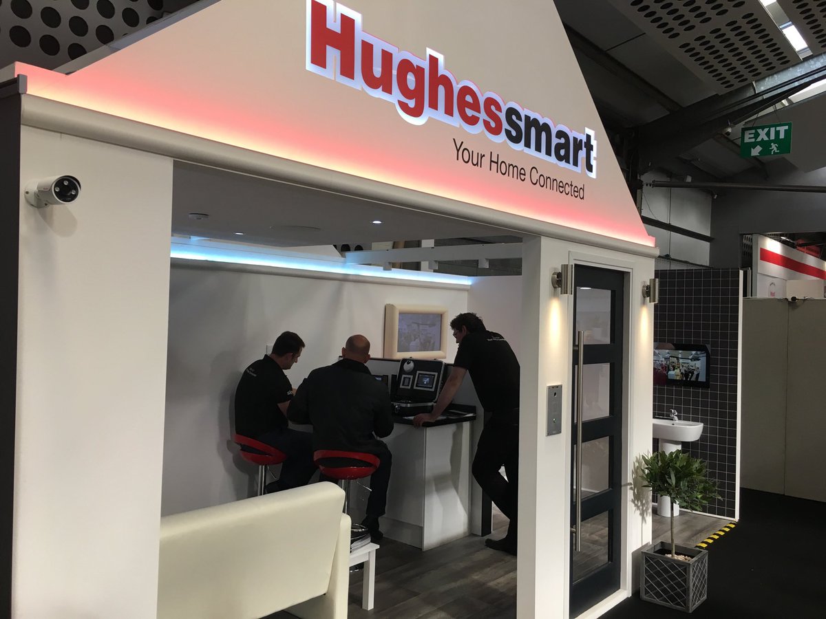 NickozOsborne's tweet photo. Visit the smart home stand with @Aquavision_tv , @RTICorp , @UKLILIN ,  @Invision_UK #HughesHomeTechShow https://t.co/2TUEs0rjt0