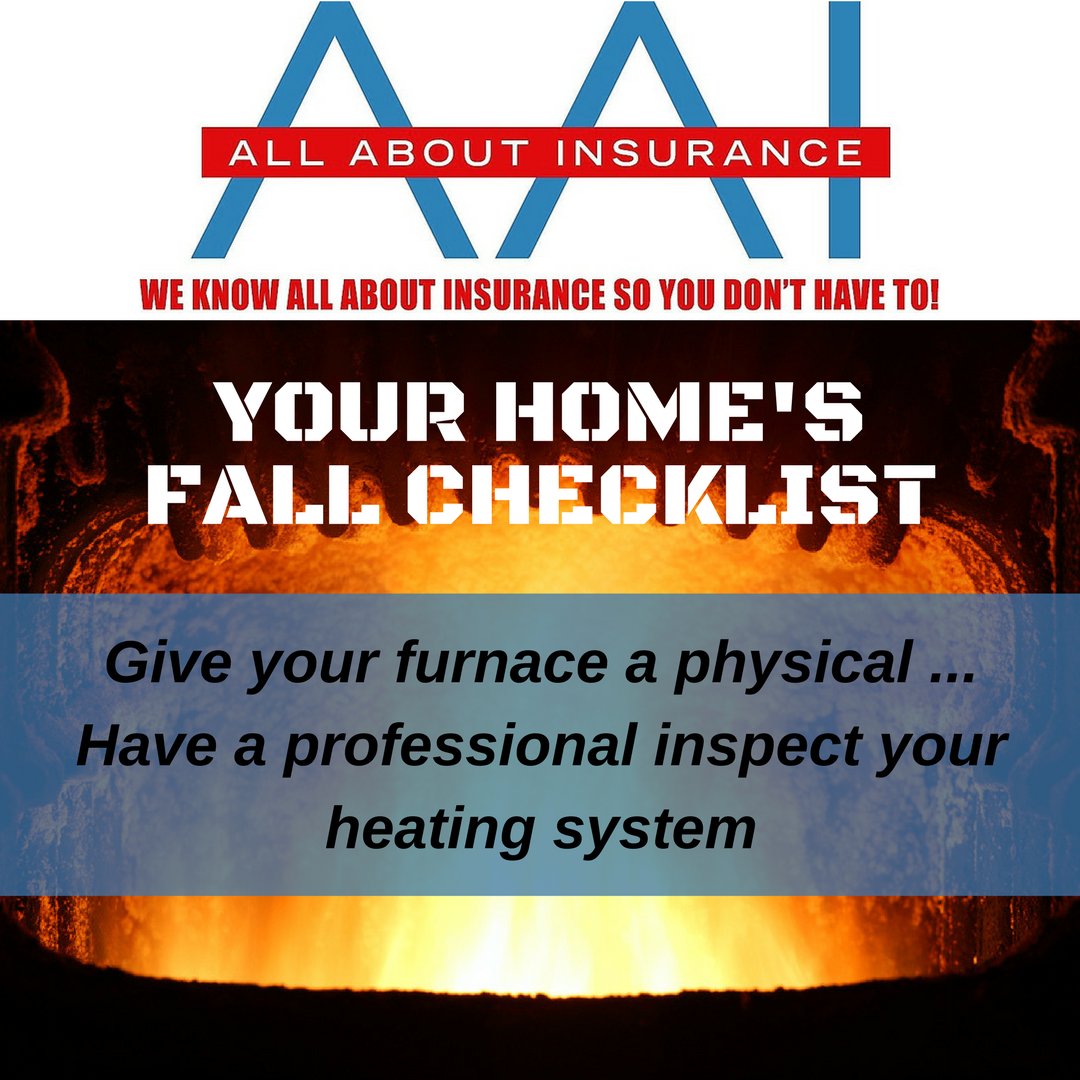 AAInsuranceNC's tweet photo. Checklist time! Your furnace may need some TLC before the cold weather hits! #homeinsurance #homemaintenance #fallhomechecklist https://t.co/7vkwyfaxM3