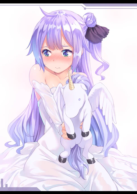 アズレンのユニコーンちゃんケッコン後(落書き)
「ユーちゃん貸してあげるのは・・・お兄ちゃんだけだから」
#アズールレーン 