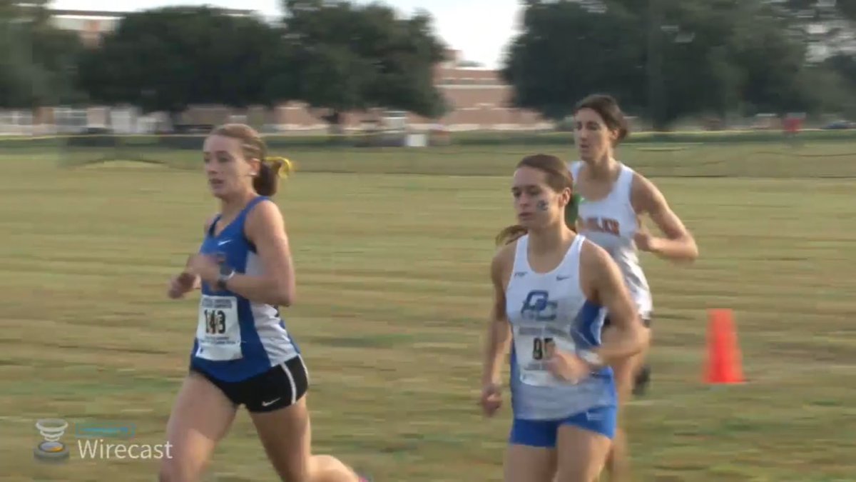 GCSUBobcats's tweet photo. Katherine Yost is on the course! Look out record book! #pbcxc @GCBobcats #BringTheThunder https://t.co/U6gAfpRkDl