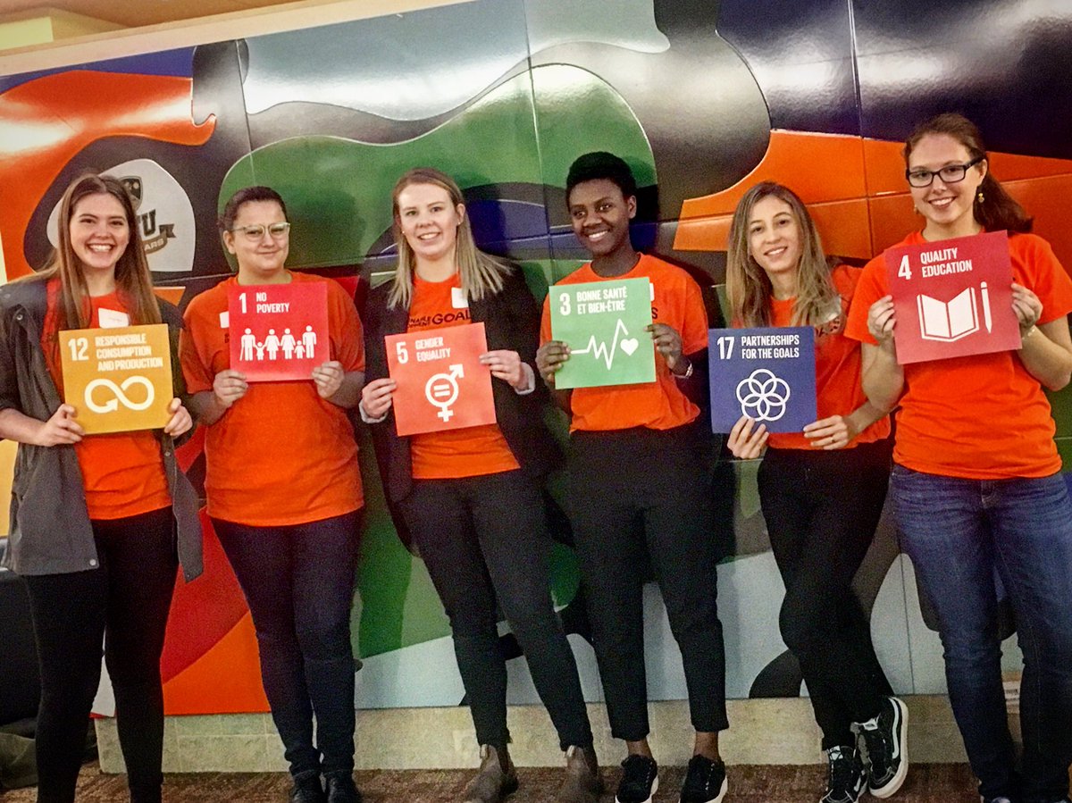 StThomasU's tweet photo. Today - the United Nations Sustainable Development Goals Youth Training. #StThomas #UNB #CANYouth4SDGs https://t.co/nKJhfa7NI0