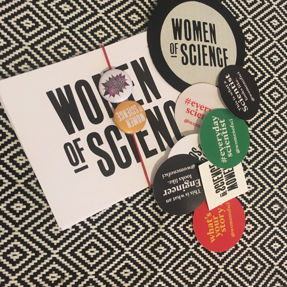 womenofsci's tweet image. Take part in our daily question and could win some Women of Science goodies - here’s a sneak peek... #science #womeninstem #msf17