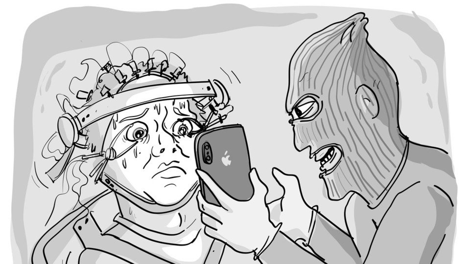 jimrmoore's tweet image. Daily Cartoon: Thursday, September 14th.
crwd.fr/2x7xT9Q

#newyorkercartoon #facedata #iphone #comedy
