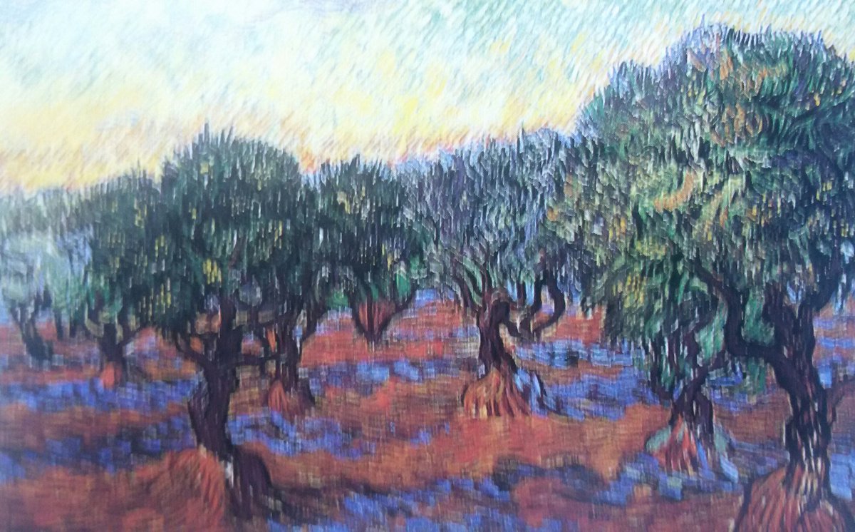 albertopetro2's tweet photo. @LunaLeso @DavLucia @alecoscino @MaurilioVitto @Choco_Sandy1 @MariangelaSant8 @JacopoVeneziani @migliaccio31van Gogh,Uliveto(Novembre 1889) https://t.co/DhIaeyHlS9
