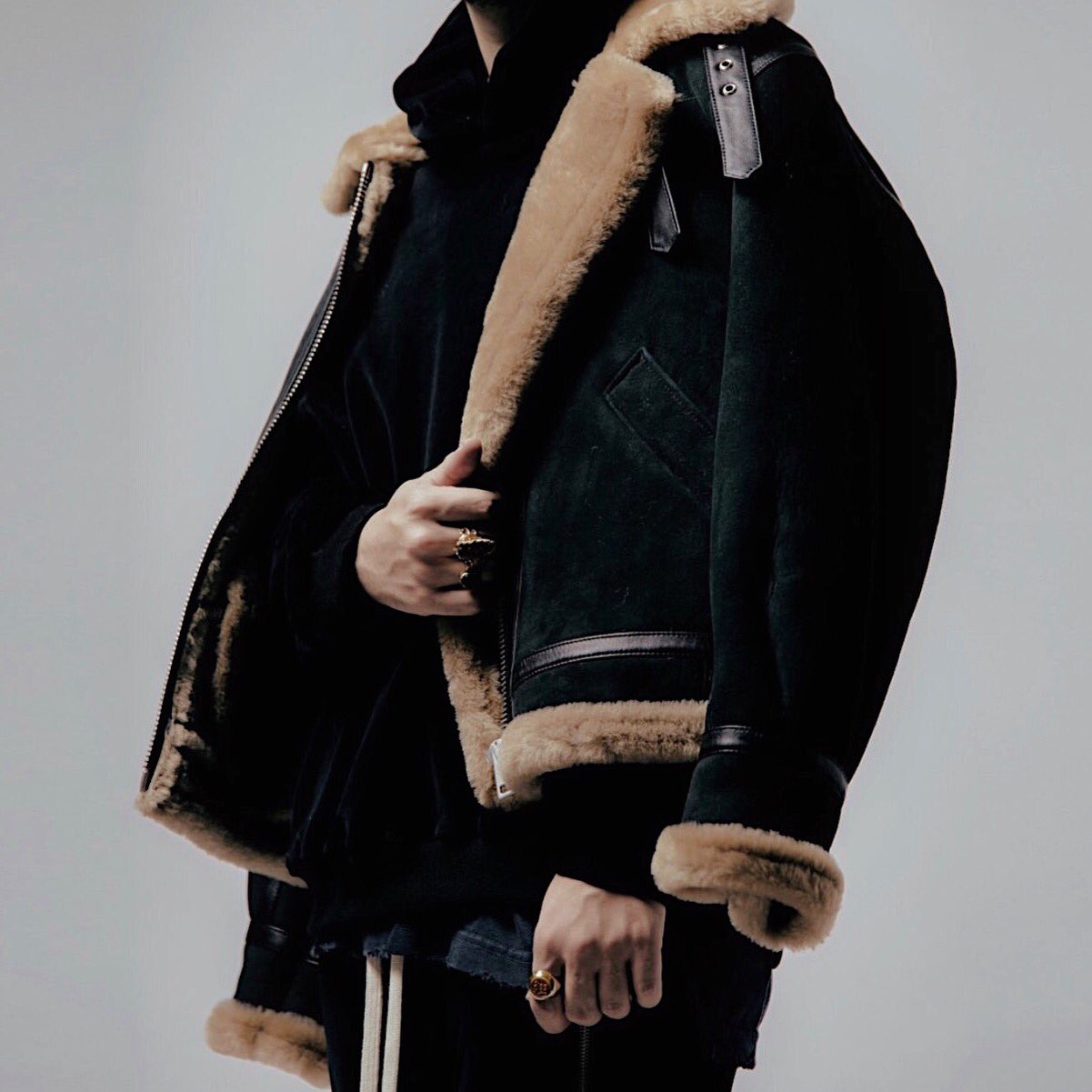 Represent shearling deals jacket