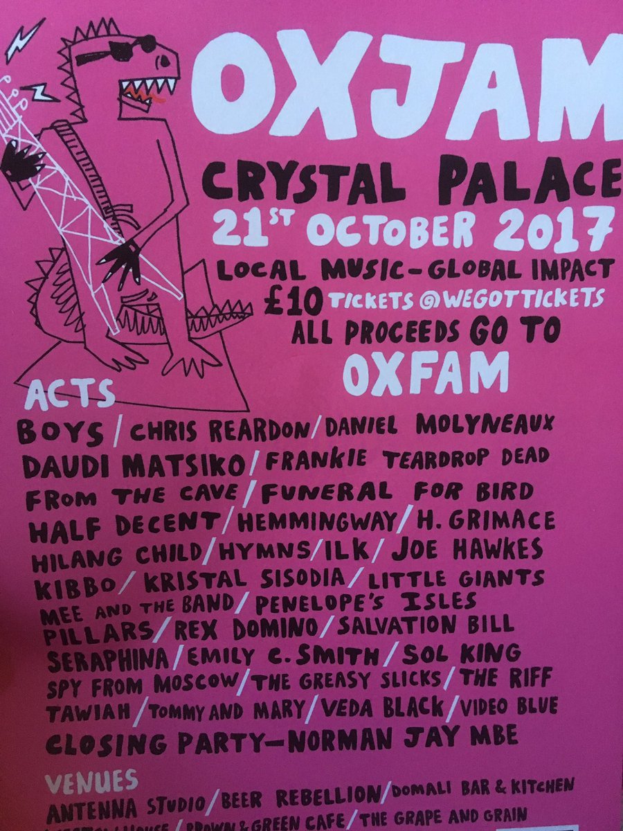 Big up <a href="/OxjamFestival/">Oxjam Music Festival</a> for having us today. @strawboscopic thanks for the invite x #oxfam #oxjam