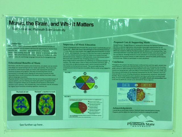 Machiel_Keestra's tweet image. Love this prize winning student poster on music and the brain - and why we need musc education! Taylor Fourrier stud @actualham #AIScon2017