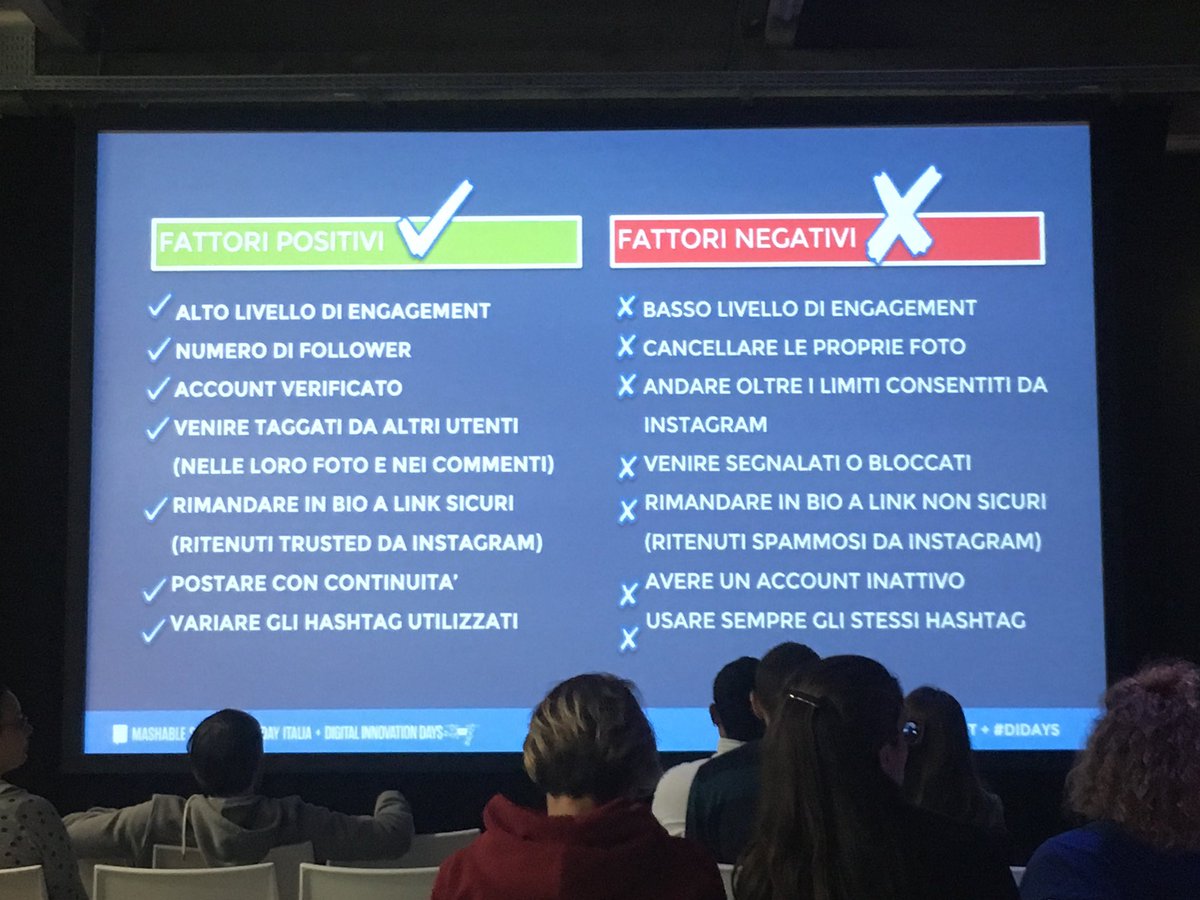 britallis's tweet photo. Cosa fare e cosa non fare su #Instagram 😎
@dariovignali 
#SMDAYIT
#DIDAYS https://t.co/WkXJMasXeH