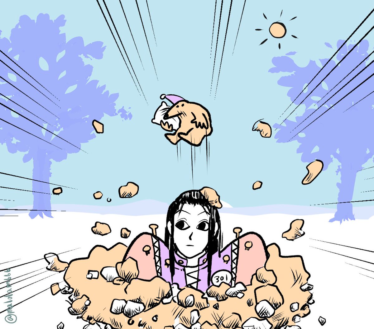 はじき出されたモグラ