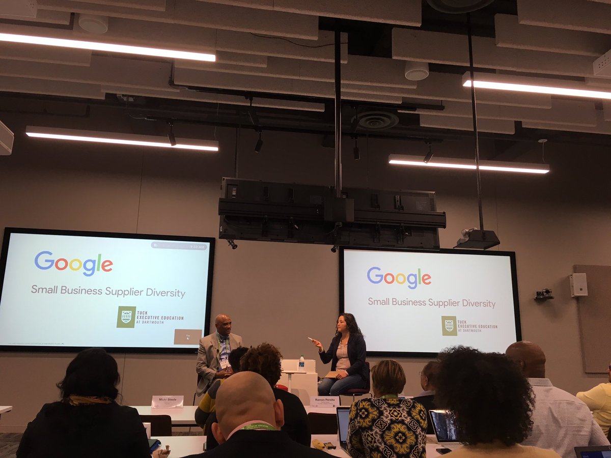 RozarioLaw's tweet photo. @DrFredMcKinney. @Adrianna_Says @TuckExecEd @AccelwithGoogle #TuckMBE #TuckandGoogle https://t.co/059fPTYngn