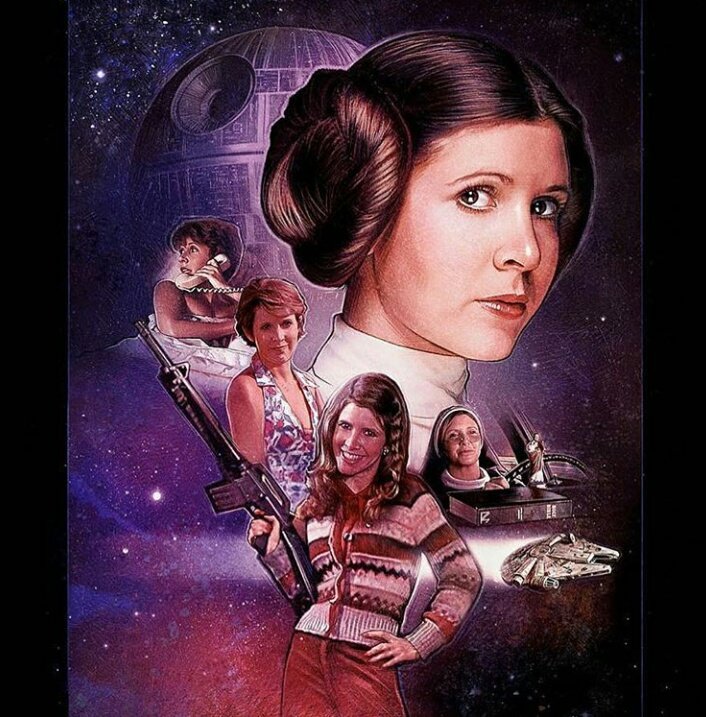 Happy birthday to our princess, general and angel Carrie Fisher 
