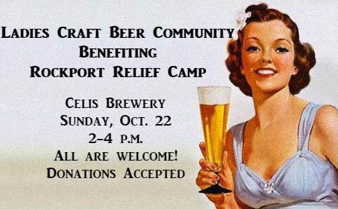 TOMORROW! We’ve got fun stuff &amp; great raffle prizes lined up. Help us raise money for #Rockport Relief Camp! #craftbeer #atx #HarveyRecovery