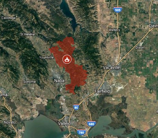 CAL_FIRE's tweet photo. #AtlasFire [update] north &amp; west of Napa (Napa &amp; Solano Co) is now 51,624 acres &amp; 89% contained #SouthernLNUComplex  https://t.co/emojimpbF5 https://t.co/ETFhu6fG6b