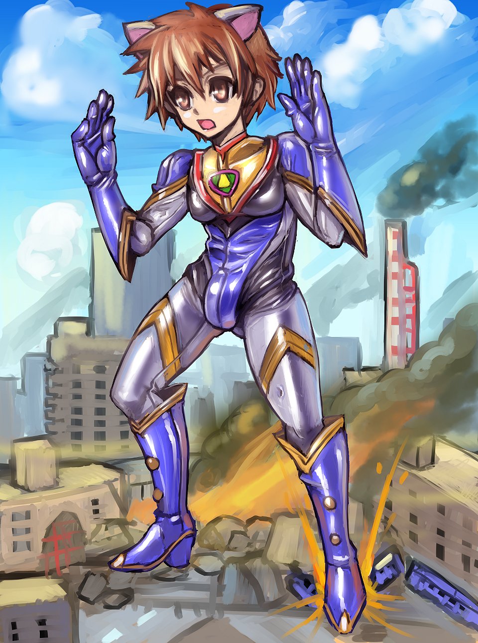 大正帝国(@skeb OC Only) on X: とらじまねこさん @torajimaneko  ん家のウルトラふぐりん君描かせていただきました。初期案のふぐりん君と今のふぐりん君融合させた感じにさせていただきました。若干私の趣味が入っております。 とらじまねこさんありがとうございます ...