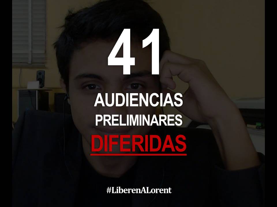 accionlibertad's tweet photo. .@LORENT_SALEH, defensor DDHH con 41 audiencia diferidas. Le niegan el derecho a la salud  #NoOlvidarALosPresosPolíticos
Vía @tiafatimasaleh https://t.co/EFNOMPDPBS