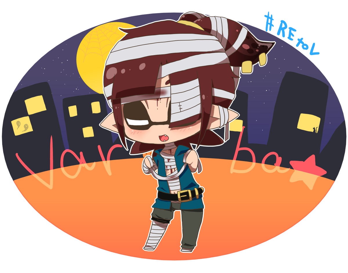 hatchet_sk's tweet photo. 息抜きハロウィン仕様ヴァルバ
#REtoV https://t.co/REQabDQNn8