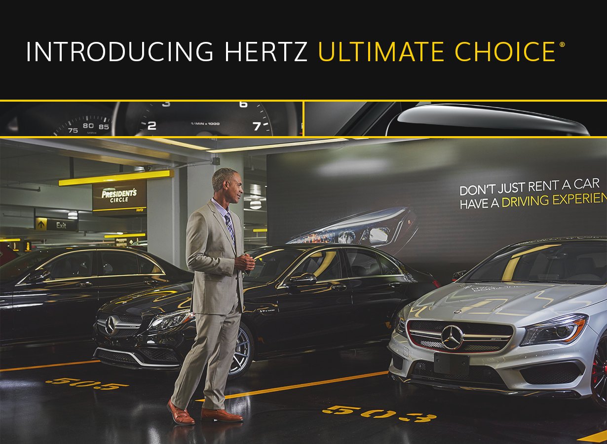 Hertz on Twitter "With Hertz Ultimate Choice®, you decide what you